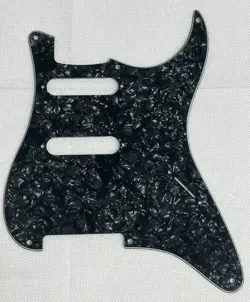 BLACK PEARL FENDER STRATOCASTER NO POTS WITH 6 SCREW HOLE ST GUITAR PICKGUARD