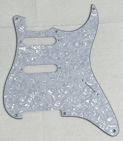 WHITE PEARL FENDER STRATOCASTER NO POTS WITH 6 SCREW HOLE ST GUITAR PICKGUARD