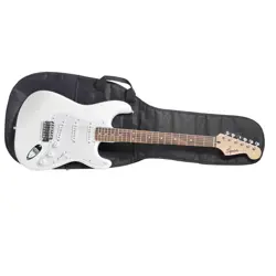 SQUIER BY FENDER STRATOCASTER 6-STRING RIGHT-HANDED ELECTRIC GUITAR - WHITE