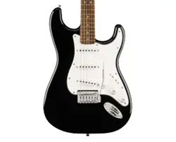 OPEN BOX SQUIER AFFINITY STRATOCASTER MUSTANG MICRO PACK - BLACK W/LAUREL FB