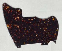 BROWN TORTOISE FENDER WARMOTH MJT TELEMASTER JAZZCASTER BLANK GUITAR PICKGUARD