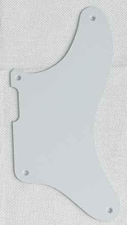 WHITE 1-PLY FOR FIT FENDER TELE LA CABRONITA MEXICA STYLE GUITAR PICKGUARD