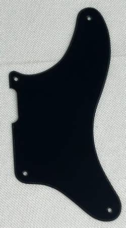 BLACK 1-PLY FOR FIT FENDER TELE LA CABRONITA MEXICA STYLE GUITAR PICKGUARD