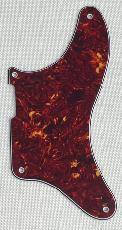 RED TORTOISE 4-PLY FOR FENDER TELE LA CABRONITA MEXICA STYLE GUITAR PICKGUARD