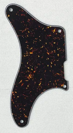 BROWN TORTOISE 4-PLY FOR FENDER TELE LA CABRONITA MEXICA STYLE GUITAR PICKGUARD