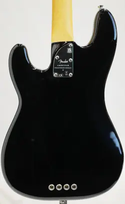 FENDER AMERICAN PROFESSIONAL II PRECISION BASS BLACK MAPLE