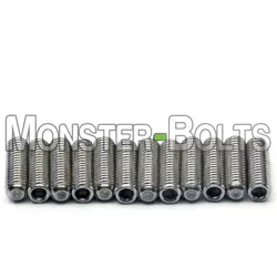M3 X 10MM STAINLESS STEEL SADDLE HEIGHT SCREWS 12 - FOR FENDER MIM STRATOCASTER