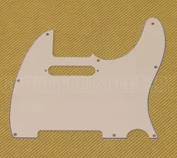 099-1375-000 GENUINE FENDER PARCHMENT 3-PLY STANDARD TELECASTER/TELE PICKGUARD