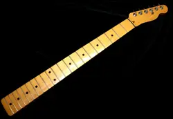 ALLPARTS LICENSED BY FENDER TELECASTER NECK  WITH G&L TUNERS!