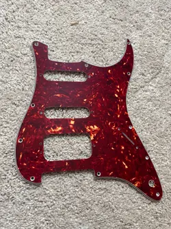 PARTSFOR US FENDER STRAT HSS PAF GUITAR PICKGUARD NO CONTROL HOLE BROWN TORTOISE