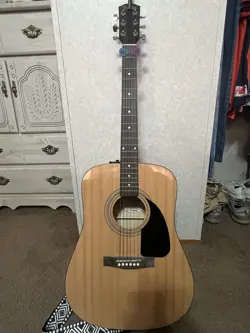 FENDER ACOUSTIC GUITAR WITH ACCESSORY