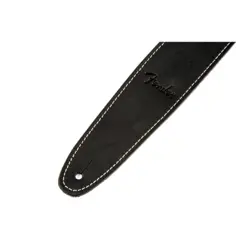 FENDER BALL GLOVE LEATHER STRAP BLACK 2.5 GUITAR