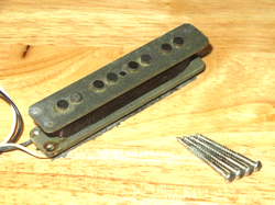 FENDER 1978 GREY BOTTOM JAZZ  BASS NECK PICKUP