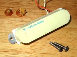 FENDER 1989 USA WHITE LACE SENSOR BLUE STRATOCASTER NECK PICKUP