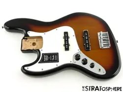 LEFTY FENDER PLAYER JAZZ BASS LOADED BODY BASS GUITAR ALNICO 5 3TS