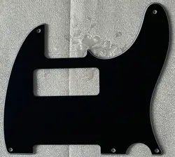 CUSTOM FOR FENDER 5-HOLE VINTAGE TELECASTER P90 GUITAR PICKGUARD 3-PLY BLACK