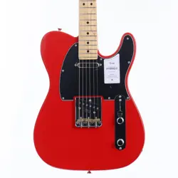 FENDER HYBRID II TELECASTER MODENA RED USED 2023 ALDER BODY W/SOFT CASE
