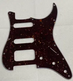 BROWN TORTOISE 4-PLY FOR FENDER 11 SCTEW STRATOCASTER START HSS GUITAR PICKGUARD
