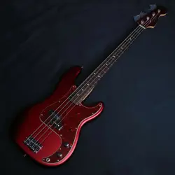 FENDER  FSR COLLECTION HYBRID II PRECISION BASS SATIN CANDY APPLE RED JD25020445