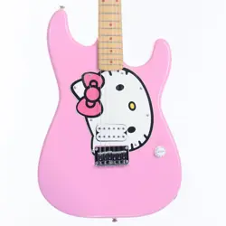 SQUIER BY FENDER HELLO KITTY STRATCASTER PINK