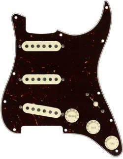 FENDER CUSTOM '69 SSS PRE-WIRED STRATOCASTER PICKGUARD - TORTOISE