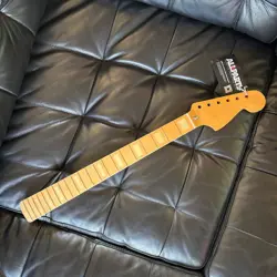 ALLPARTS FENDER LICENSED JAZZMASTER NECK - WHITE PEARL INLAYS, MADE IN JAPAN