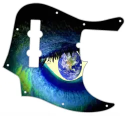 PICKGUARD COMPATIBLE WITH FENDER J BASS ULTRA 4 STRING GRAPHIC EYE FOR WORLD
