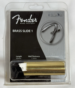 GENUINE FENDER FBS1 BRASS GUITAR SLIDE - SIZE 1 - NEW