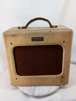 VINTAGE ALL ORIGINAL 1949 FENDER PRINCETON DUAL PROFESSIONAL TWEED TV FRONT AMP