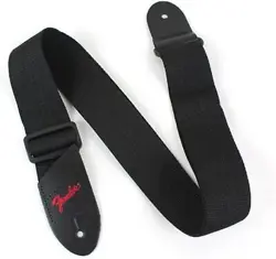 FENDER GUITAR BASS STRAP FENDER ECONOMY STRAP RED 2