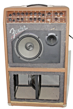 TESTED/FENDER ACOUSTASONIC SFX PR370 80 WATT ACOUSTIC GUITAR AMP W/ EFFECTS