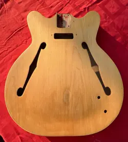 VINTAGE FENDER CORONADO II XII BODY 1966 1967- MAPLE / NATURAL WITH BINDING