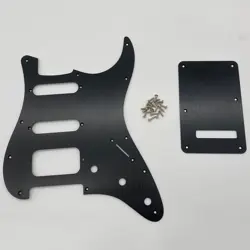 SSH BRUSHED GUITAR PICKGUARD ANODIZED ALUMINUM FOR FENDER STRAT GUITAR PARTS