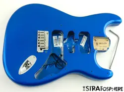 FENDER AMERICAN ULTRA II STRATOCASTER STRAT BODY & HARDWARE USA, NOBLE BLUE