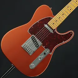 USED FENDER PLAYER PLUS TELECASTER IN AGED CANDY APPLE RED MAPLE, SN.MX21127076