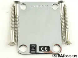 USA FENDER CUSTOM SHOP W25 CUSTOM DELUXE RELIC HB S-1 STRAT NECK PLATE, SERIAL #