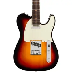 FENDER AMERICAN ULTRA LUXE VINTAGE '60S TELE CUSTOM, ROSEWOOD, 3-COLOR SUNBURST