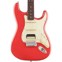 FENDER AMERICAN ULTRA LUXE VINTAGE '60S STRAT HSS E/G, ROSEWOOD FB, FIESTA RED