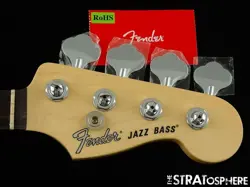 FENDER AMERICAN PERFORMER JAZZ BASS NECK   TUNERS, C SHAPED ROSEWOOD