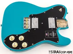 FENDER AMERICAN PROFESSIONAL II TELECASTER DELUXE LOADED BODY, TELE MIAMI BLUE