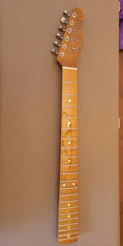FENDER CUSTOM SHOP TELECASTER NECK ROASTED FLAME