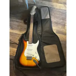 SQUIER STRAT ELECTRIC GUITAR BY FENDER