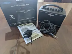 BOSS KATANA MINI WITH POWER ADAPTER AND FENDER GUITAR CABLE