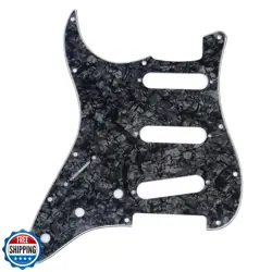 MUSICLILY LEFT HANDED SSS 11 HOLE GUITAR STRAT PICKGUARD FOR FENDER AMERICAN/