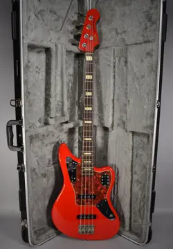 2004 FENDER CIJ JAB J-CRAFT JAGUAR BASS | HOT ROD RED FINISH
