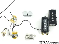 FENDER AMERICAN PROFESSIONAL II PRECISION P BASS, V MOD PICKUPS POTS KNOBS& JACK