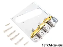 FENDER AMERICAN PROFESSIONAL II TELE BRIDGE, TOP-LOAD, BRASS BULLET SADDLES.