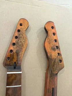 22 FRETS ROASTED MAPLE GUITAR NECK NITRO SATIN DIY FOR FENDER TELE GUITAR LOVER