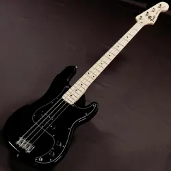 FENDER  FSR COLLECTION TRADITIONAL 70S PRECISION BASS MAPLE BLACK S/N JD25008688