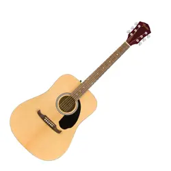 FENDER FA 125 DREADNOUGHT NAT WN ACOUSTIC GUITAR